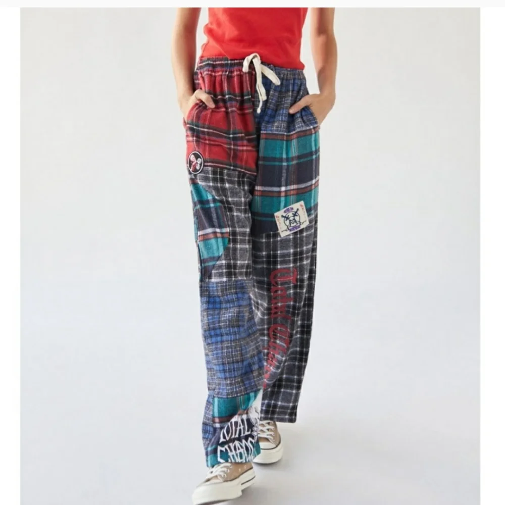 🌻 Urban Outfitters BDG Punky Graphic Patchwork Plain Pants